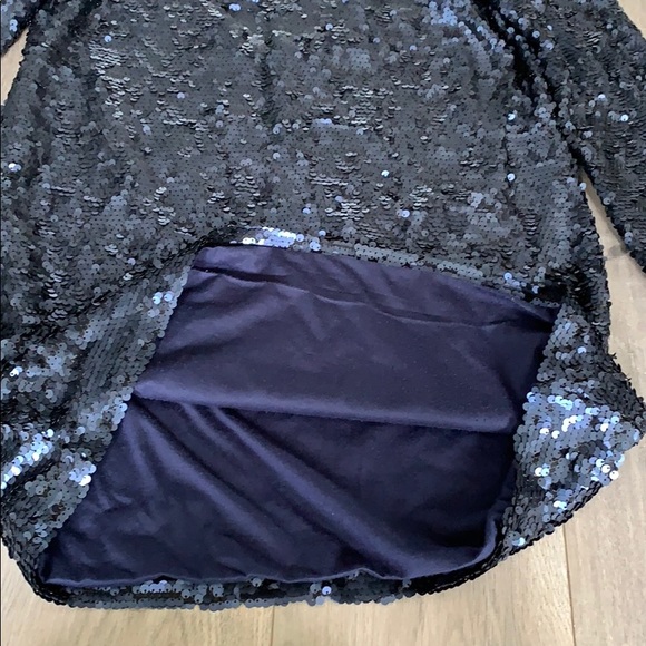 MinkPink Navy/Royal Blue Sequin Dress Medium - Picture 4 of 6